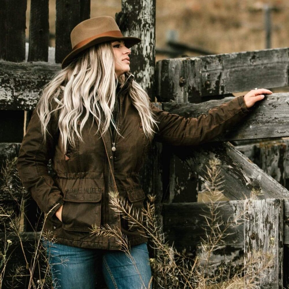 Outback Trading Company Classic Oak Wool Tassy Crusher Hat Unisex Size Medium